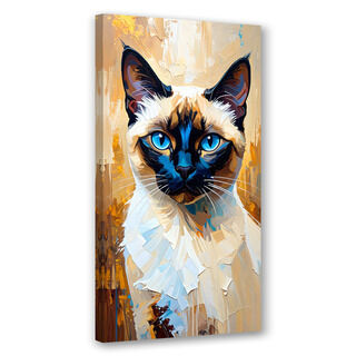 Lærred print, Sfinx farverig kat