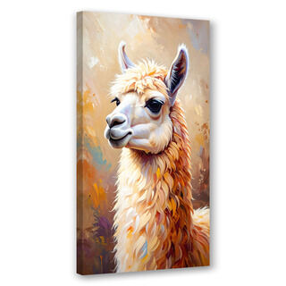Lærred print, Lama dyre