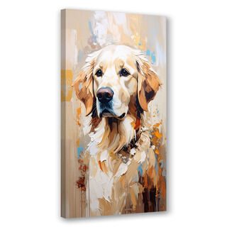 Lærred print, Labrador Retriever Hund Dyre