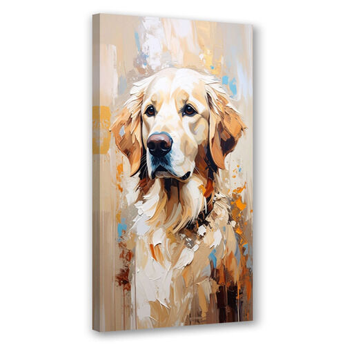 Lærred print, Labrador Retriever Hund Dyre