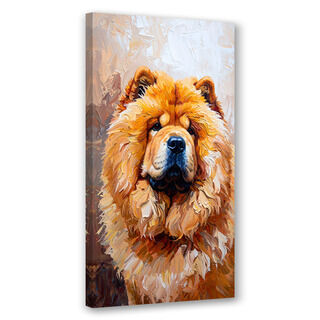 Lærred print, Chow Chow Hund Dyre Natur