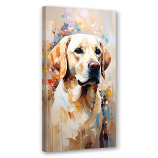 Lærred print, Labrador Retriever Hund Dyre