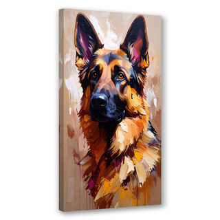 Lærred print, Schæferhund Dyre