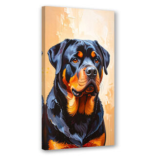 Lærred print, Rottweiler Hund Dyre