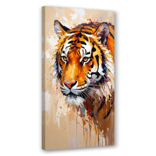 Lærred print, Tiger dyr Afrika olie maling
