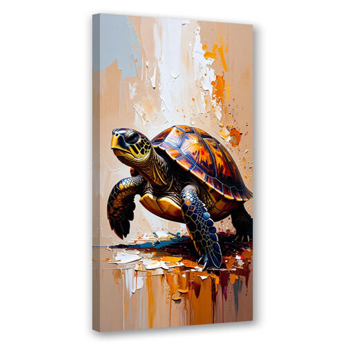Lærred print, Skildpadde Hav Natur