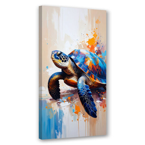Lærred print, Skildpadde Reptiler Hav