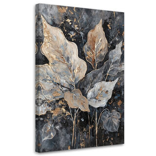Lærred print, Blade I Glamour Stil - (80x120)