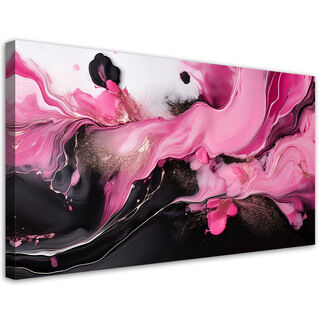Lærred print, Pink abstraktionsloft - (100x50)