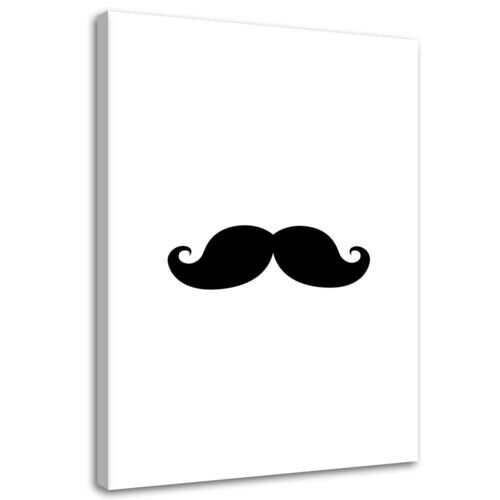 Lærred print, Moustache