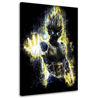 Lærred print, Anime-helten Vegeta