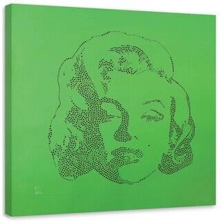 Lærred print, Figuren af Marilyn Monroe