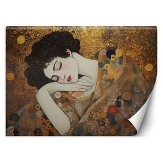 Wallpaper, Female face - G. Klimt