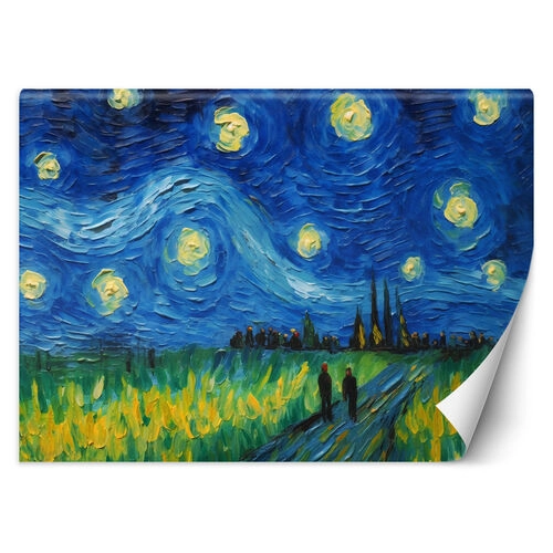 Wallpaper, Starry night - V. van Gogh