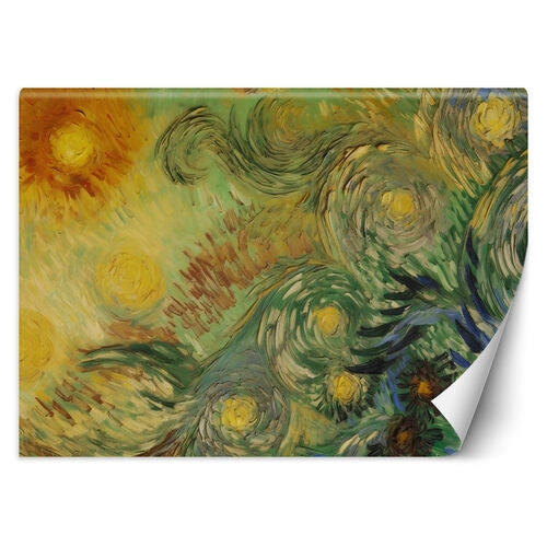 Wallpaper, Sunflowers abstract - V. van Gogh