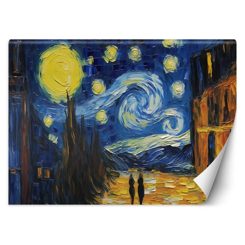 Wallpaper, Starry night - V. van Gogh