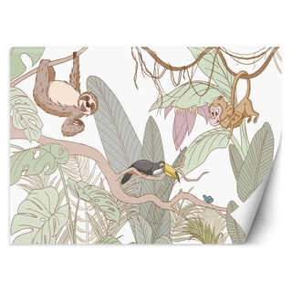 Wallpaper, Tropical jungle animals