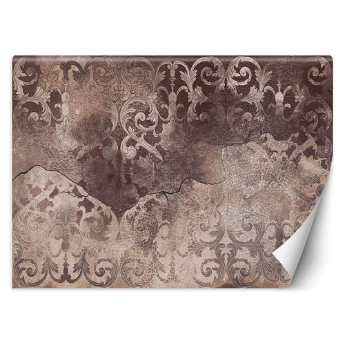 Wallpaper, Brown vintage ornament