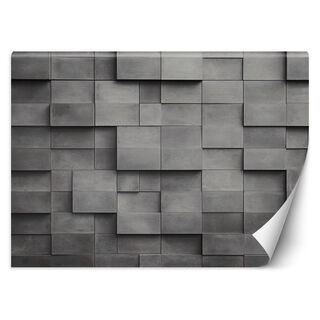 Wallpaper, Concrete wall cube 3D