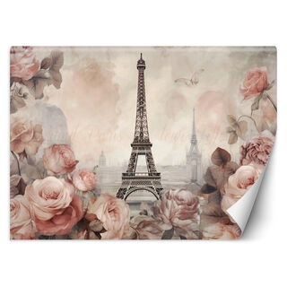 Wallpaper, Shabby Chic Eiffel Tower