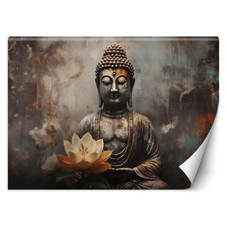 Wallpaper, Meditating Buddha abstract