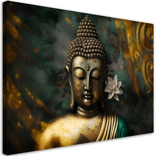 Lærred print, Buddha Zen Abstraktion