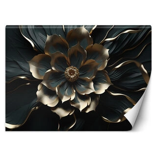 Wallpaper, Gold glamour flower