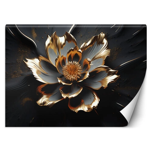 Wallpaper, Golden abstract flower