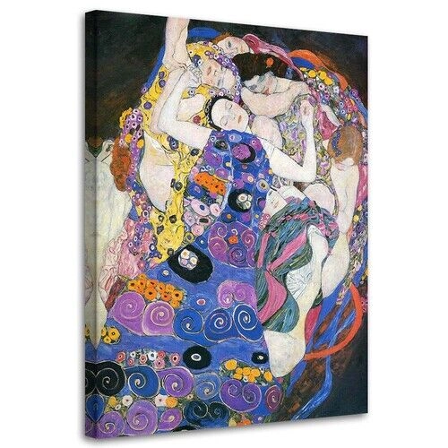 Lærred print, Jomfru - G. Klimt-reproduktion