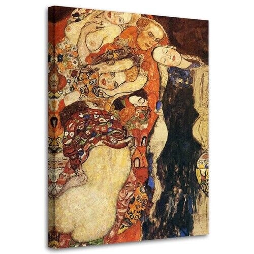 Lærred print, Brud - G. Klimt-reproduktion