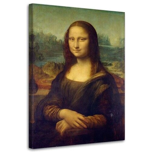 Lærred print, Mona Lisa - Da Vinci-reproduktion