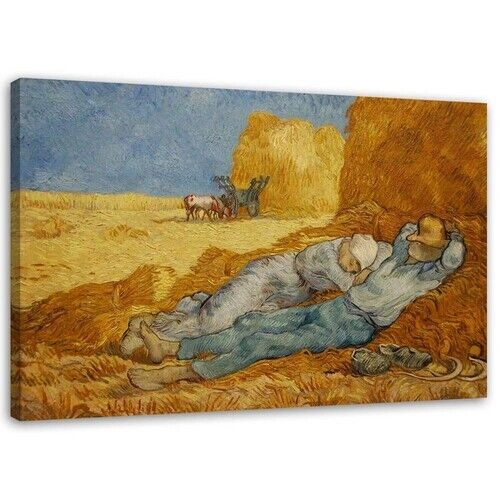 Lærred print, Siesta - V. van Gogh-reproduktion