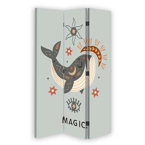 Rumdeler Dobbeltsidet PIN IT, Magiske hvaler Dyr - (110x170)