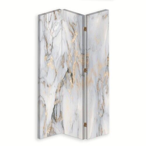 Rumdeler Dobbeltsidet roterbar, Guld marmor sten - (110x170)