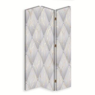 Rumdeler Dobbeltsidet roterbar, Vintage quiltet guld - (110x170)