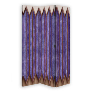Rumdeler Dobbeltsidet roterbar, Farverigt 3D-vindue - (110x170)