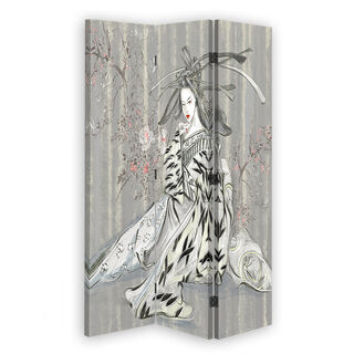 Rumdeler Dobbeltsidet roterbar, Traditionel japansk geisha - (110x170)