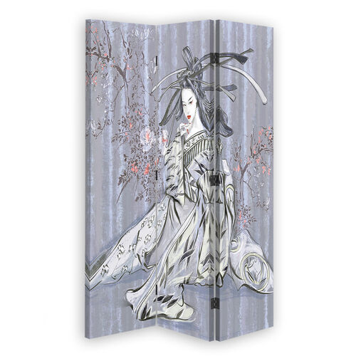 Rumdeler Dobbeltsidet roterbar, Traditionel japansk geisha - (110x170)