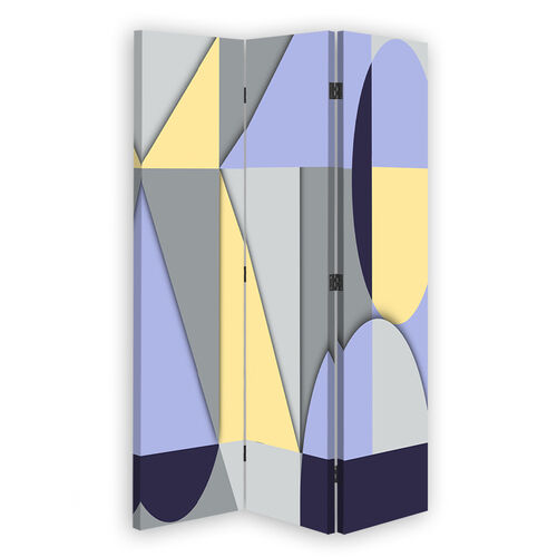 Rumdeler Dobbeltsidet roterbar, Geometriske former for abstraktion - (110x170)