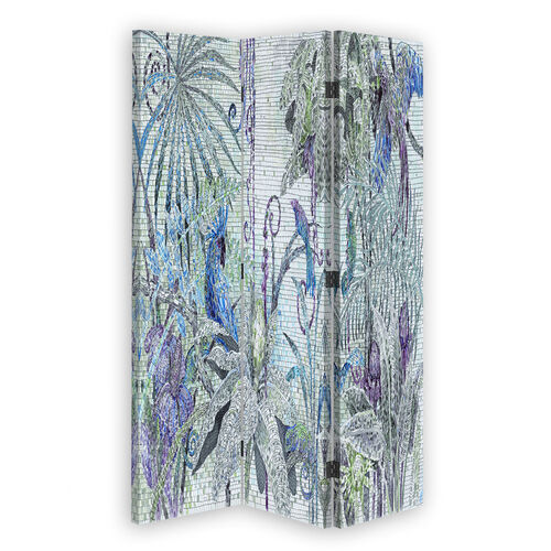 Rumdeler Dobbeltsidet roterbar, Mosaik-jungle - (110x170)