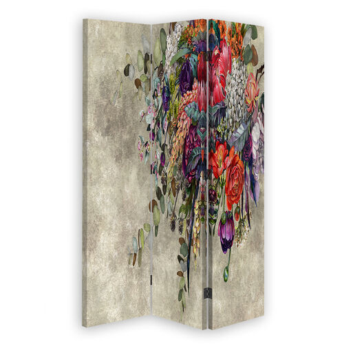 Rumdeler Dobbeltsidet roterbar, Buket af blomster - (110x170)