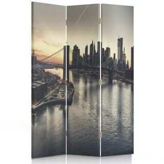 Rumdeler Dobbeltsidet roterbar, New York City Brooklyn Bridge - (110x170)