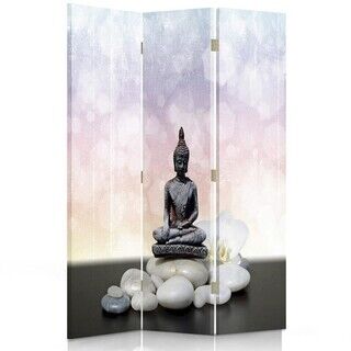 Rumdeler Dobbeltsidet roterbar, Zen Buddhas sten - (110x170)