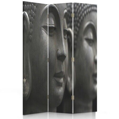 Rumdeler Dobbeltsidet roterbar, Buddhas ansigt i sten - (110x170)