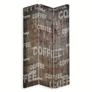 Rumdeler Dobbeltsidet roterbar, Kaffe Vintage Retro Inskription - (110x170)