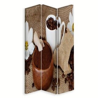 Rumdeler Dobbeltsidet roterbar, Malet kaffe - (110x170)