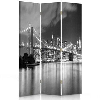 Rumdeler Dobbeltsidet roterbar, Panorama af Brooklyn Bridge - (110x170)