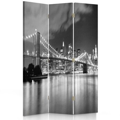 Rumdeler Dobbeltsidet roterbar, Panorama af Brooklyn Bridge - (110x170)