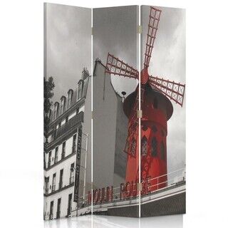 Rumdeler Dobbeltsidet roterbar, Paris Moulin Rouge - (110x170)