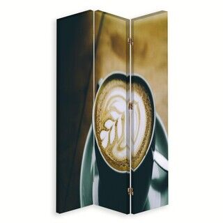 Rumdeler Dobbeltsidet roterbar, Kaffe med mønster - (110x170)